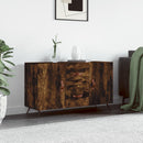 skænk 100x36x60 cm konstrueret træ røget egetræsfarve