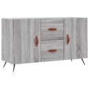 skænk 100x36x60 cm konstrueret træ grå sonoma-eg