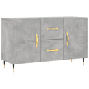 skænk 100x36x60 cm konstrueret træ betongrå