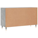 skænk 100x36x60 cm konstrueret træ betongrå