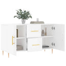 skænk 100x36x60 cm konstrueret træ hvid