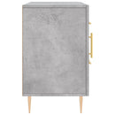 skænk 100x36x60 cm konstrueret træ betongrå