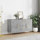 skænk 100x36x60 cm konstrueret træ betongrå