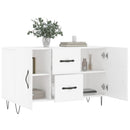 skænk 100x36x60 cm konstrueret træ hvid