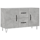 skænk 100x36x60 cm konstrueret træ betongrå