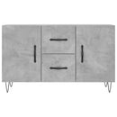 skænk 100x36x60 cm konstrueret træ betongrå