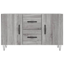 skænk 100x36x60 cm konstrueret træ grå sonoma-eg