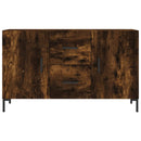 skænk 100x36x60 cm konstrueret træ røget egetræsfarve