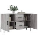 skænk 100x36x60 cm konstrueret træ grå sonoma-eg