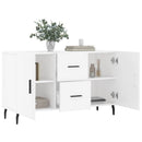 skænk 100x36x60 cm konstrueret træ hvid