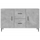 skænk 100x36x60 cm konstrueret træ betongrå