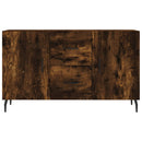 skænk 100x36x60 cm konstrueret træ røget egetræsfarve