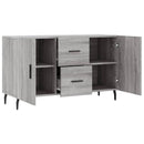 skænk 100x36x60 cm konstrueret træ grå sonoma-eg