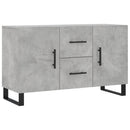 skænk 100x36x60 cm konstrueret træ betongrå
