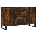 skænk 100x36x60 cm konstrueret træ røget egetræsfarve