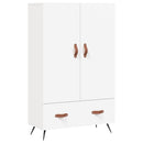 skab 69,5x31x115 cm konstrueret træ hvid