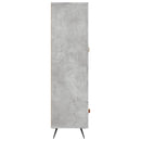 skab 69,5x31x115 cm konstrueret træ betongrå