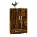 skab 69,5x31x115 cm konstrueret træ røget sonoma-eg