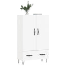 skab 69,5x31x115 cm konstrueret træ hvid