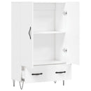skab 69,5x31x115 cm konstrueret træ hvid