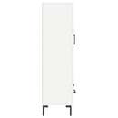 skab 69,5x31x115 cm konstrueret træ hvid