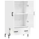 skab 69,5x31x115 cm konstrueret træ hvid højglans