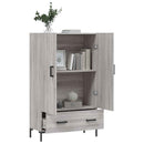 skab 69,5x31x115 cm konstrueret træ grå sonoma-eg