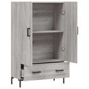 skab 69,5x31x115 cm konstrueret træ grå sonoma-eg