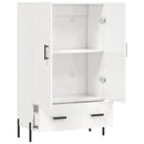 skab 69,5x31x115 cm konstrueret træ hvid højglans