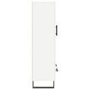 skab 69,5x31x115 cm konstrueret træ hvid
