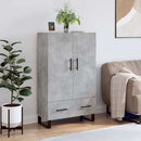 skab 69,5x31x115 cm konstrueret træ betongrå
