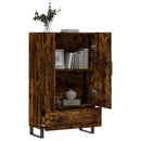 skab 69,5x31x115 cm konstrueret træ røget sonoma-eg