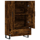 skab 69,5x31x115 cm konstrueret træ røget sonoma-eg