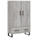 skab 69,5x31x115 cm konstrueret træ grå sonoma-eg