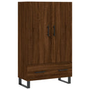 skab 69,5x31x115 cm konstrueret træ brun sonoma-eg