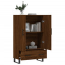 skab 69,5x31x115 cm konstrueret træ brun sonoma-eg