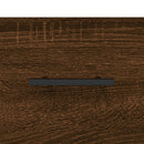 skab 69,5x31x115 cm konstrueret træ brun sonoma-eg