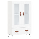 skab 69,5x31x115 cm konstrueret træ hvid