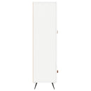 skab 69,5x31x115 cm konstrueret træ hvid