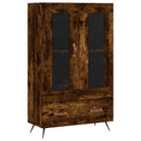 skab 69,5x31x115 cm konstrueret træ røget sonoma-eg