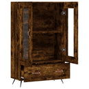 skab 69,5x31x115 cm konstrueret træ røget sonoma-eg