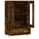 skab 69,5x31x115 cm konstrueret træ røget sonoma-eg