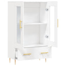 skab 69,5x31x115 cm konstrueret træ hvid
