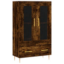 skab 69,5x31x115 cm konstrueret træ røget sonoma-eg