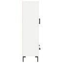 skab 69,5x31x115 cm konstrueret træ hvid