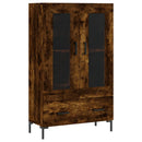 skab 69,5x31x115 cm konstrueret træ røget sonoma-eg