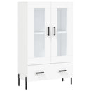 skab 69,5x31x115 cm konstrueret træ hvid