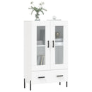 skab 69,5x31x115 cm konstrueret træ hvid