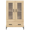 skab 69,5x31x115 cm konstrueret træ sonoma-eg