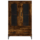 skab 69,5x31x115 cm konstrueret træ røget sonoma-eg